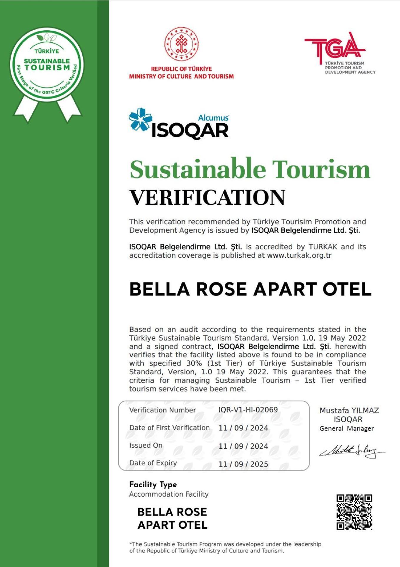 Bella Rose Apart Hotel, Alanya Bagian luar foto